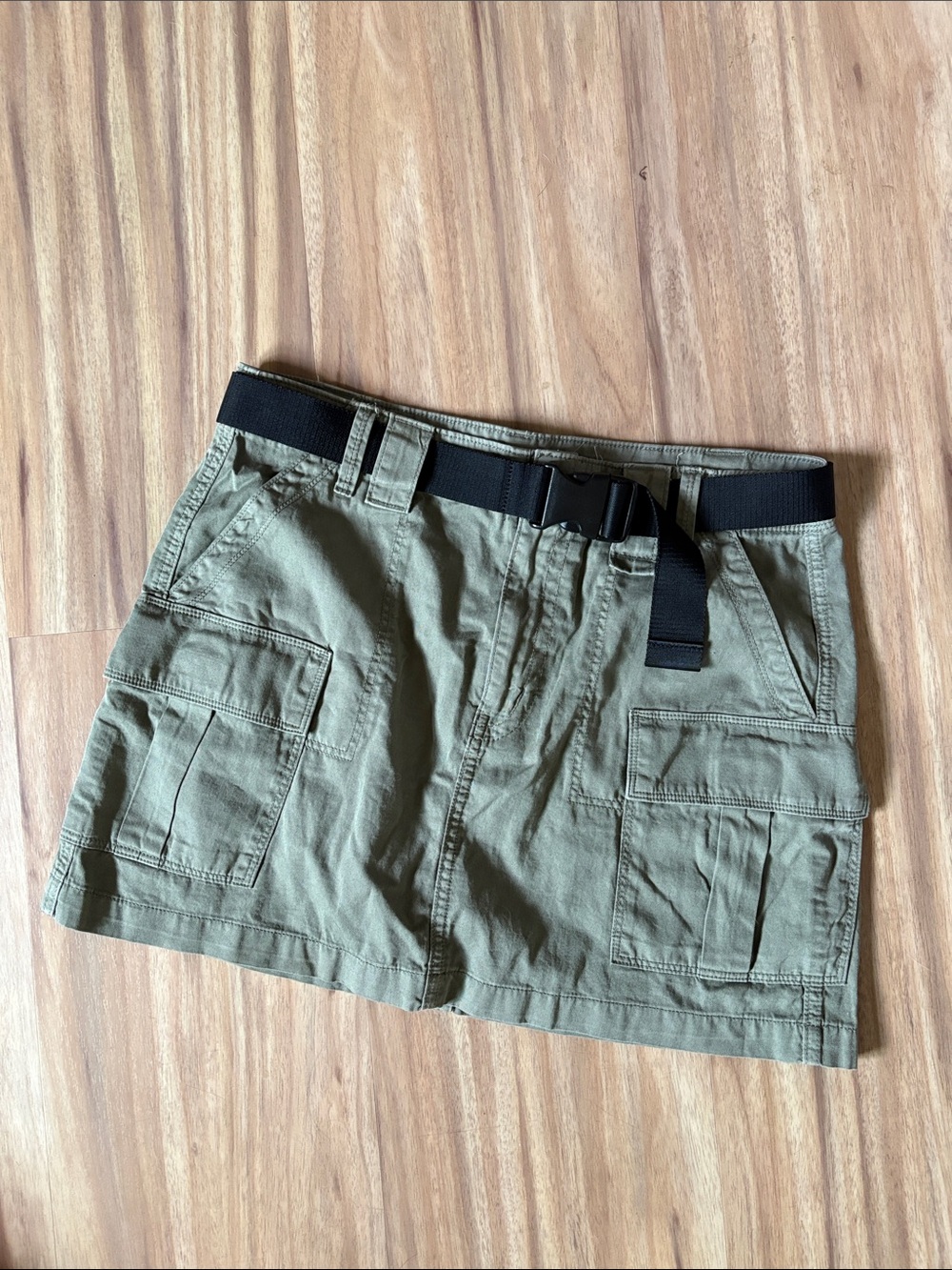 American Eagle Cargo Mini Skirt with Belt